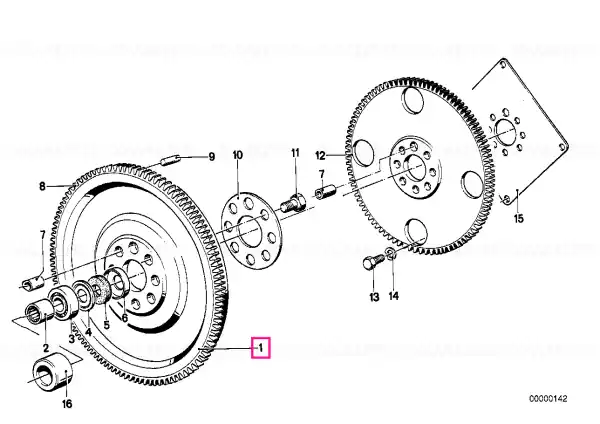 Flywheel - BMW Plată sigură
