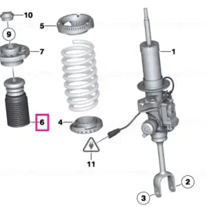 Auxiliary shock absorber - BMW Disponibil imediat