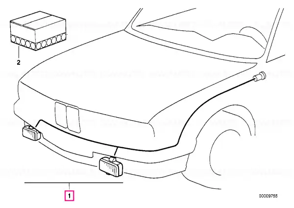 Plată sigură Installing set fog lamps - BMW