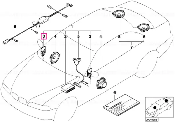 Sound Modul Tweeter 25MM - BMW Comandă acum