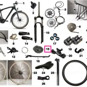 Vezi acum BMW bike tube Rubena 26x1.90/2.30 BLACK