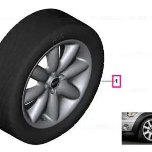 Set roți complete de vară - S Spoke R85 cu anvelopa Dunlop SP Sport 01 ROF - 205/45R17 84V - Mini R55/R56/R57/R58/R59 Comandă acum