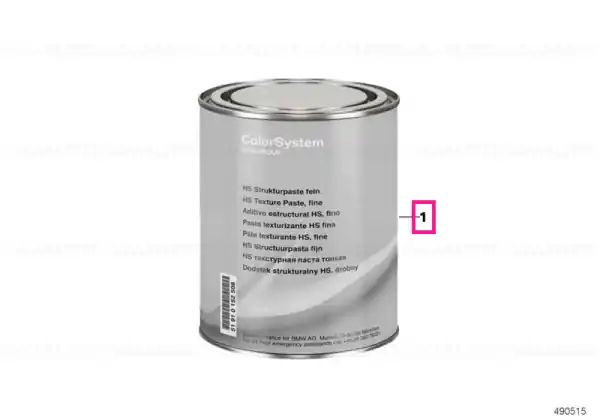HS acrylic paint concentrate violet 2 1000ML A423 - BMW Discount