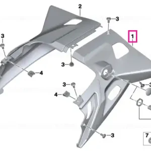 Tail section, rear left - BMW Motorrad Calitate înaltă