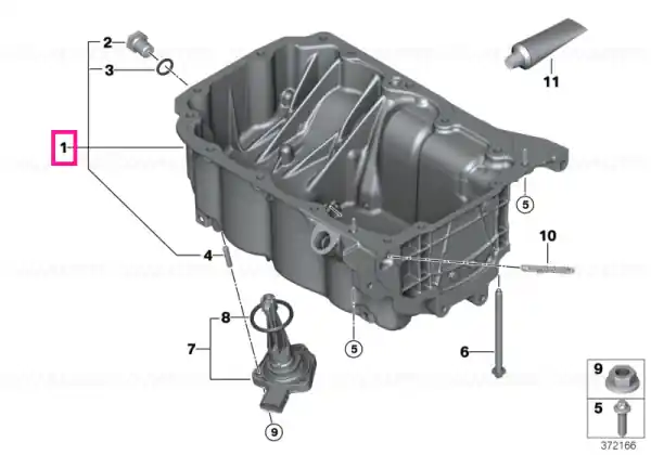Oil pan - BMW Super ofertă