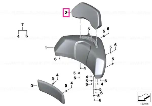 Plată sigură Head section - BMW Motorrad