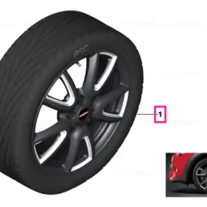 Ofertă specială Set roți complete de vară - JCW Double Spoke 534 (bright milled, forged) cu anvelopa Pirelli Cinturato P7 r-f - 205/40R18 86W XL - Mini F56/F57 - Jante forjate