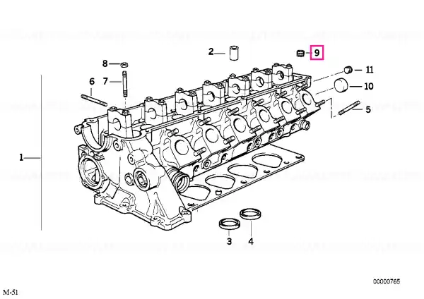 Disponibil imediat Dop șurub M16X1,5-ZNS - BMW