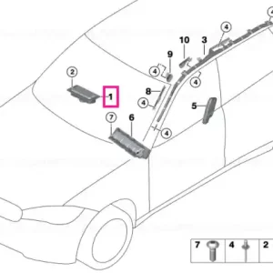 Airbag for front passenger - BMW Nu rata