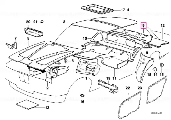 Transport gratuit Sound insulation - BMW