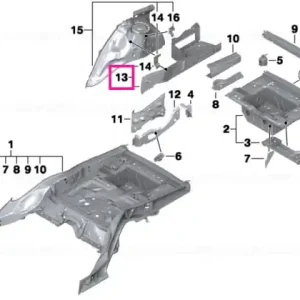 Trunk floor right - BMW Super ofertă