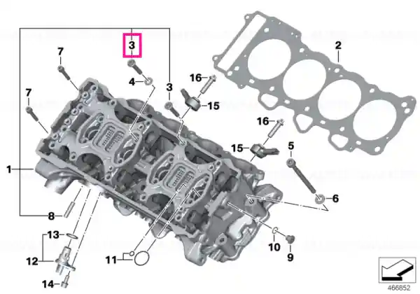 Șurub ISA M7X38 - BMW Motorrad Preferatul clienților