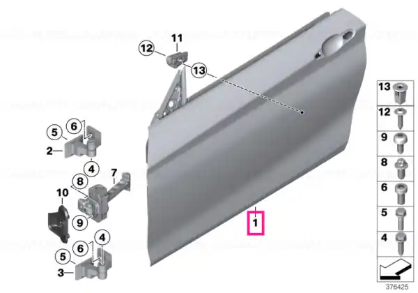 Comandă acum Door, front, right - BMW