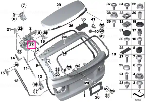 Reducere extra Șurub cap oval cu șaibă M6X16 M6X16 10.9 - BMW