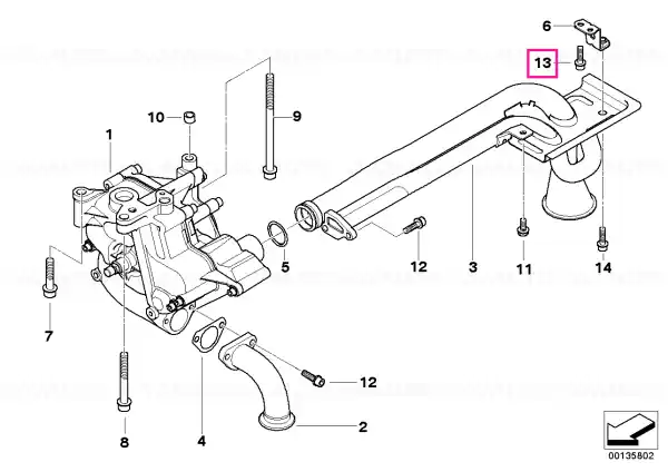 Preferatul clienților Șurub hexagonal cu șaibă M6X14-U1 - BMW