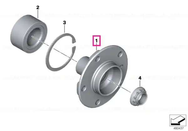 Reducere de preț Drive flange hub - BMW