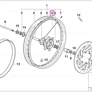Spoke front - BMW Motorrad Nu rata