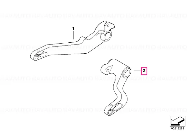 Pârghie schimbător prelucrată - BMW Motorrad Comandă acum