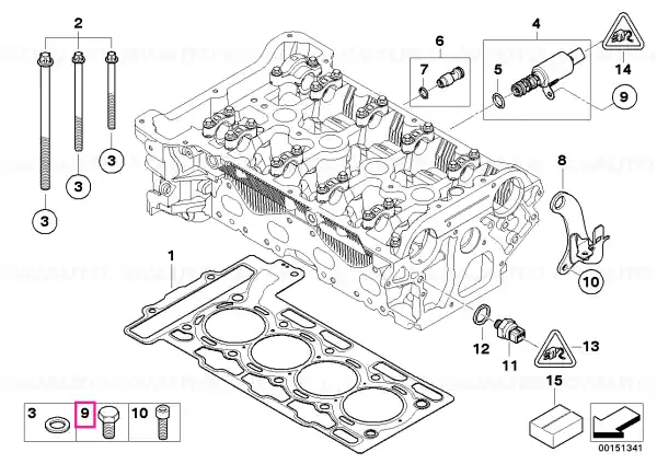 Ofertă limitată Șurub cap oval M6X16 - BMW - Mini