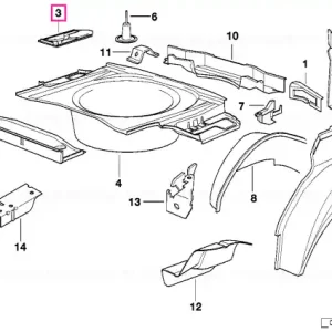 Battery tray - BMW Preț mic