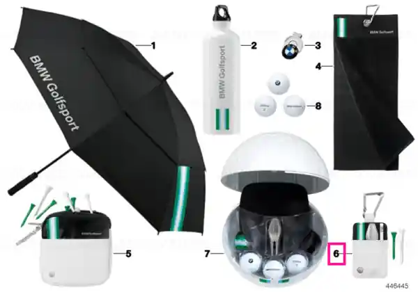 Calitate înaltă BMW Golfsport green set WHITE