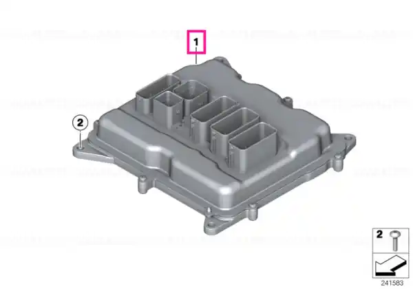 Discount Basic cotrol unit DME MEVD1724 - BMW