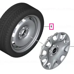 Roată completă de iarnă - Steel wheel 12 cu anvelopa Pirelli W210 Snowcontrol 3 - 175/65R15 84H - Mini F55/F56/F57 Ofertă