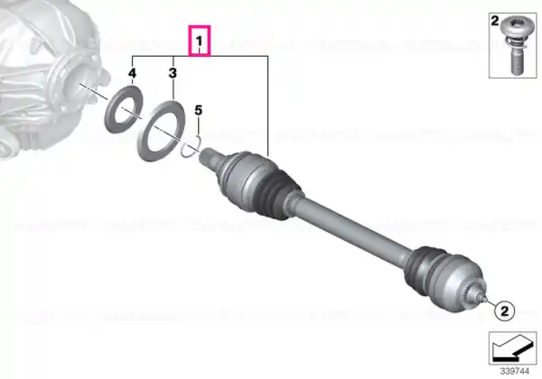 Arbore ieșire dreapta D=40MM - BMW Vezi acum