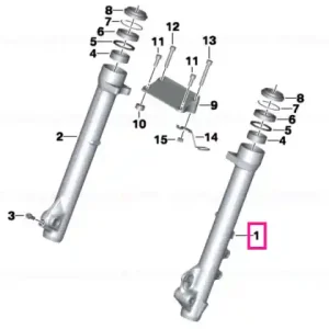 Slider, black, left - BMW Motorrad Ofertă de sezon