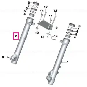 Slider, black, right - BMW Motorrad Reducere