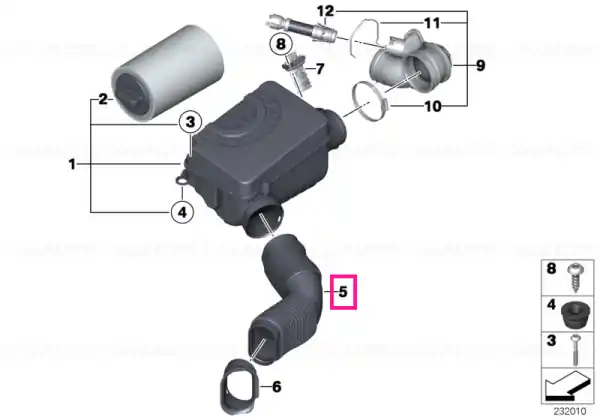 Intake duct - BMW - Mini Promoție