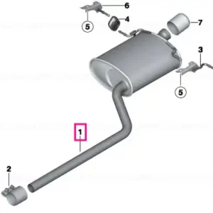 Calitate înaltă Rear silencer - BMW - Mini