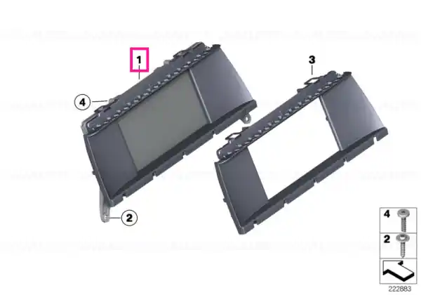 Central information display 8,8" - BMW Super ofertă