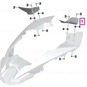 Wind deflector, left - BMW Motorrad Comandă acum