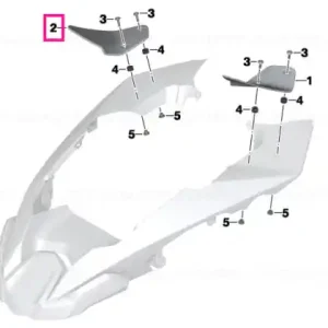 Wind deflector, right - BMW Motorrad Cumpărături sigure