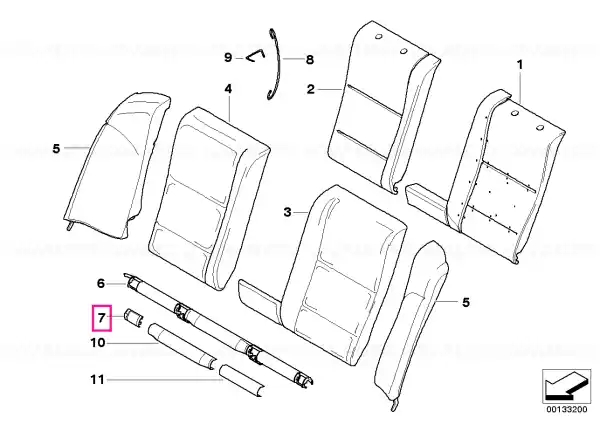 Cumpără acum Kit capac Isofix NATURBRAUN - BMW