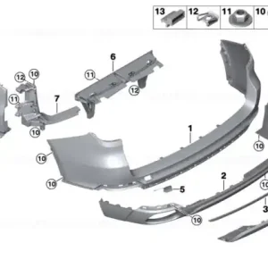 Underride protection, primed PURE EXCELLENCE - BMW Livrare rapidă