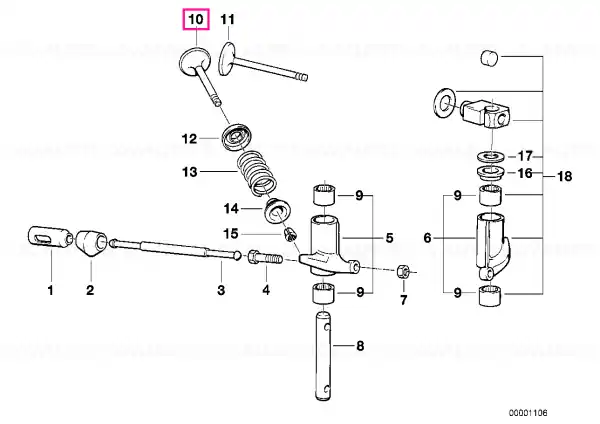 Supapă eșapament D=34/7 - BMW Motorrad Ultima șansă