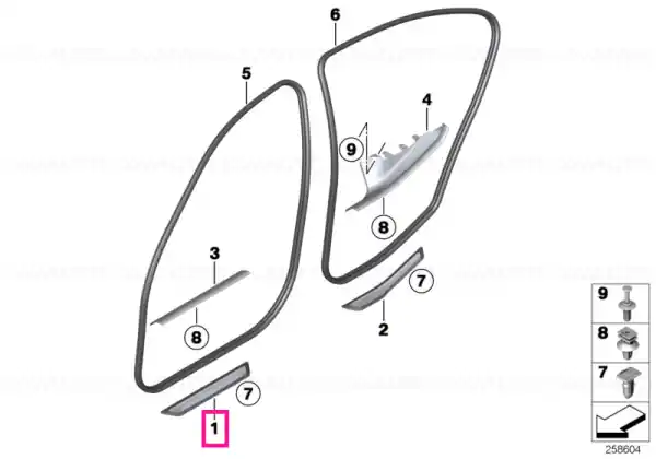 Capac intrare față BMW Premium