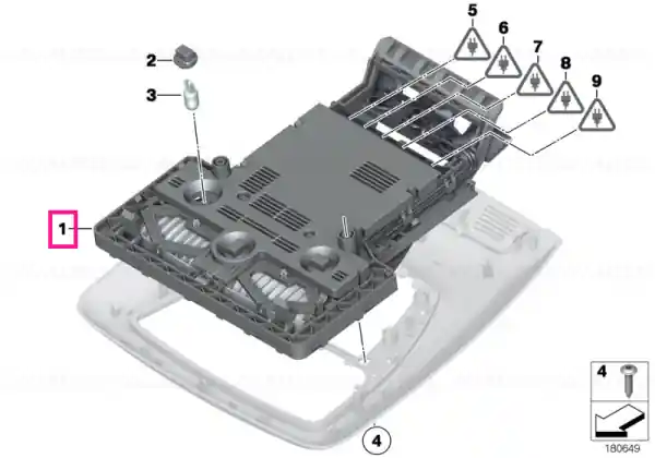 Kit reparație comutator csoriu acoperiș - BMW Plată sigură