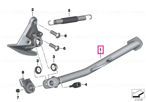 Preț promoțional Side stand - BMW Motorrad