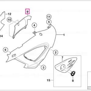 Vezi acum Capac intern dreapta - BMW Motorrad