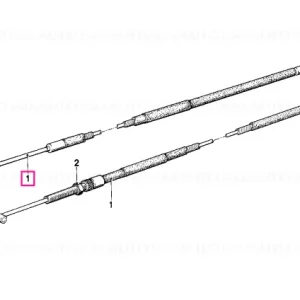 Cablu accelerator Bowden L=1135MM - BMW Motorrad Preț redus