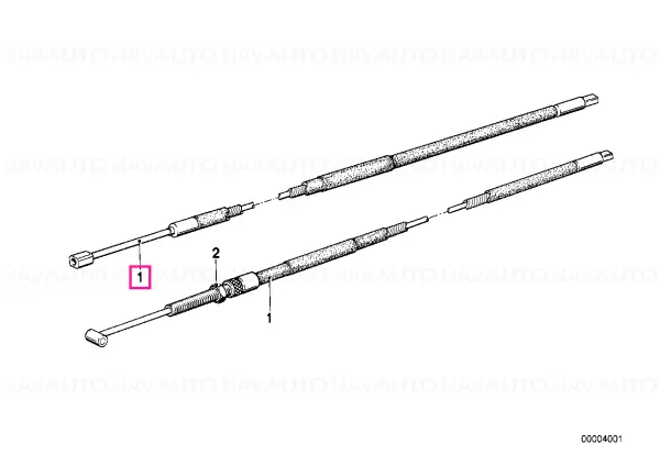 Cablu accelerator Bowden L=1135MM - BMW Motorrad Preț redus