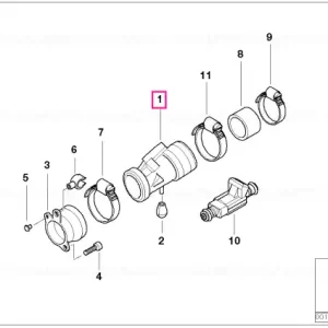 Right injection nozzle support - BMW Motorrad Ofertă specială