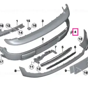 Capac carlig remorcare, grund - BMW - Mini Reducere specială