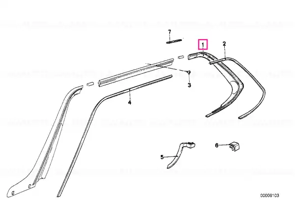 Ofertă exclusivă Water deflector rear right - BMW