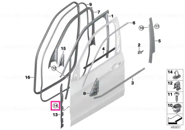 Clemă GW16E-10050 - BMW Vezi acum