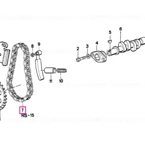 Retur ușor Timing chain - BMW Motorrad