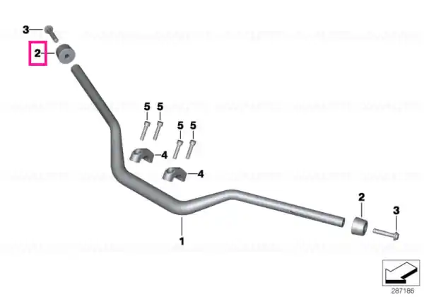 Handlebar vibration absorber - BMW Motorrad Chilipir